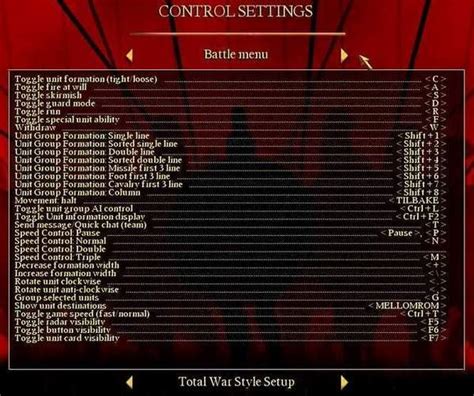 total war camera controls.